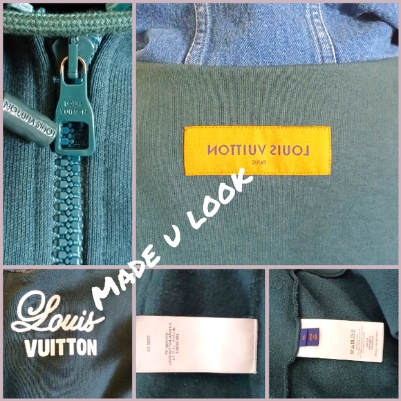 Authentic Louis Vuitton Hybrid Hoodie Denim Jacket - Picture 5 of 10